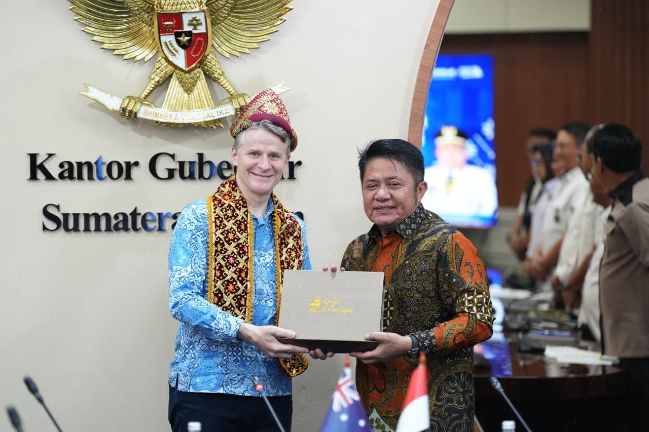 Gubernur Herman Deru Perkuat Kemitraan Sumsel–Australia, Dorong Pengembangan Sanitasi dan Ekspor Kopi