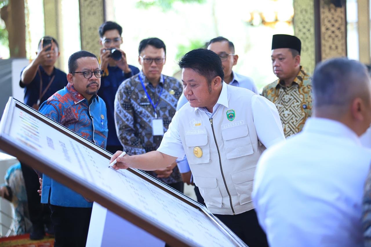 Langkah Besar Gubernur Herman Deru Antarkan Sumsel Miliki  Pelabuhan Samudera Tahun 2028