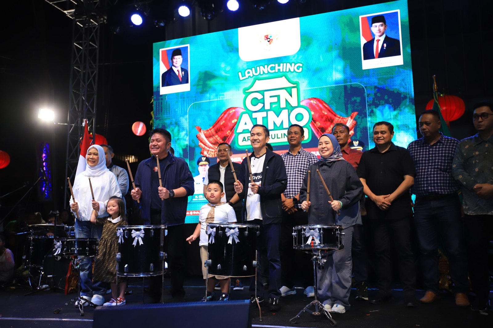 Gubernur Herman Deru Launching Car Free Night Atmo: Geliatkan Ekonomi dan Bahagiakan Warga Palembang