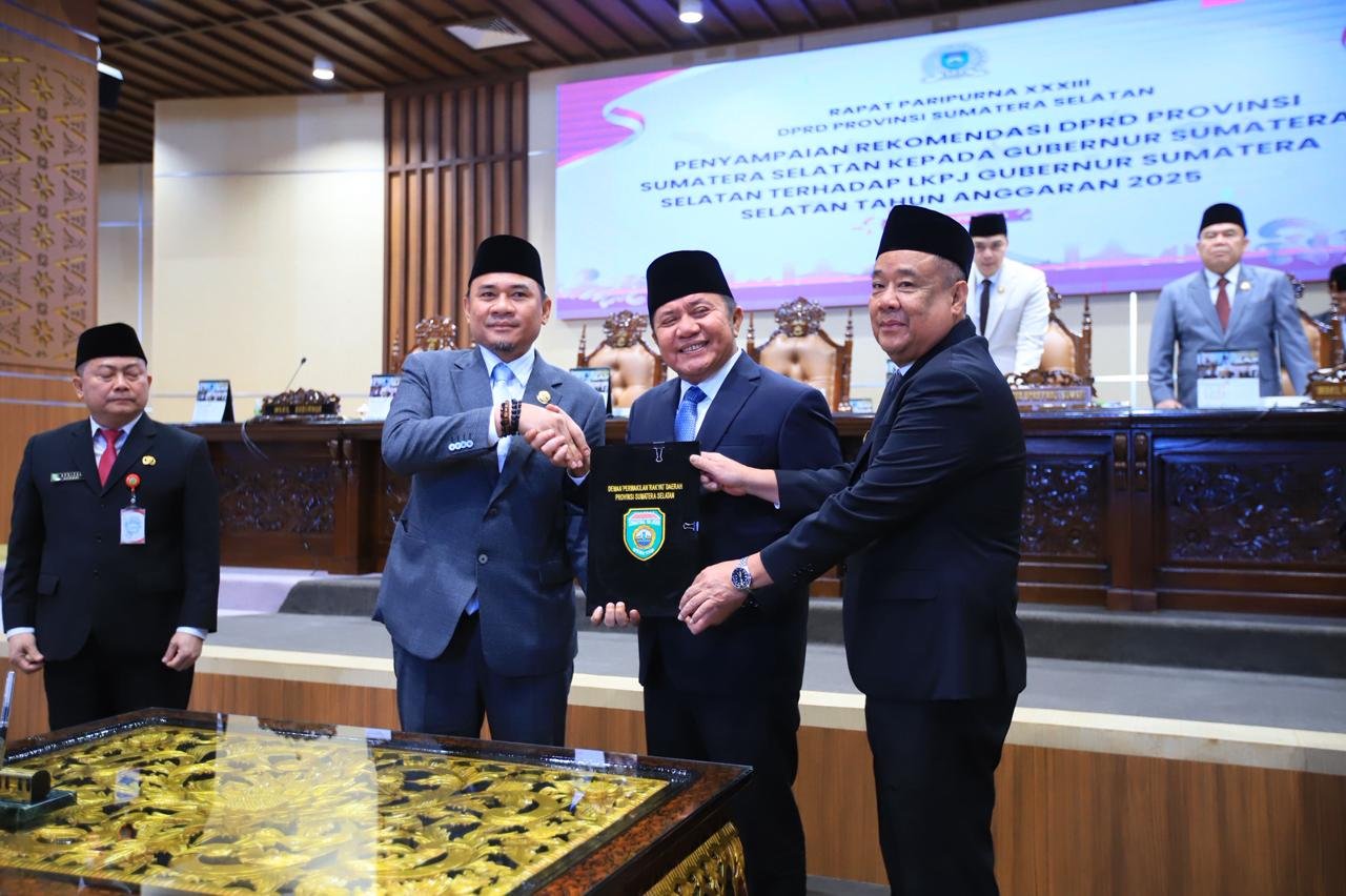 Gubernur Herman Deru Tegaskan Komitmen Tindak Lanjut Rekomendasi DPRD Usai LKPJ 2025 Disetujui