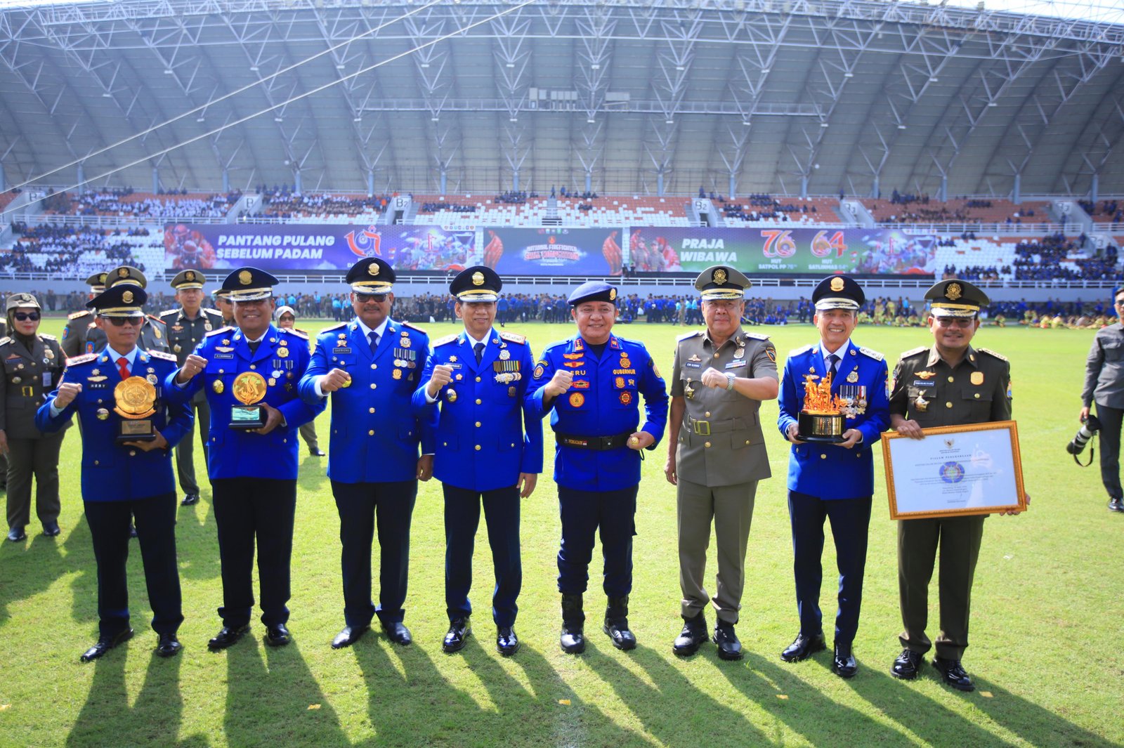 Gubernur Herman Deru dan Wagub Cik Ujang: Damkar, Satpol PP, dan Satlinmas Paling Dekat dengan Rakyat