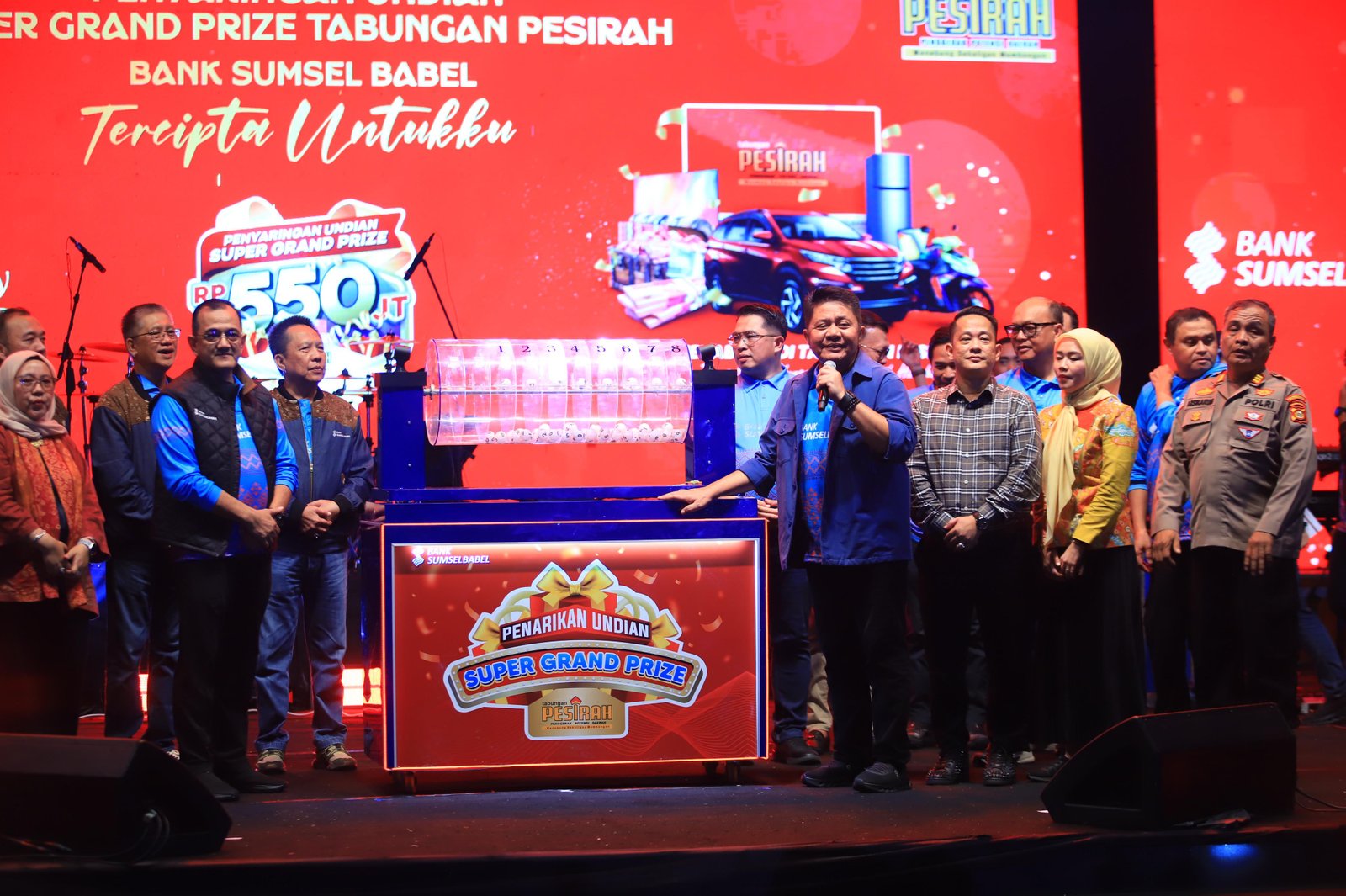 Gubernur Herman Deru Tekankan Pentingnya Kepercayaan Nasabah pada Pengundian Super Grand Prize BSB