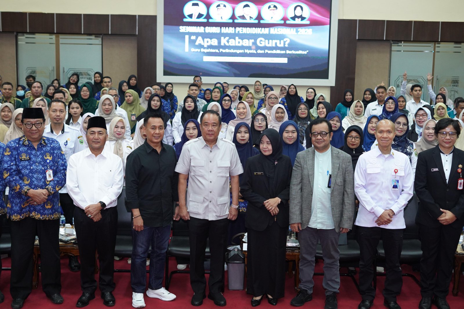 Wagub Sumsel Cik Ujang Soroti Kesejahteraan dan Perlindungan Guru di Seminar Hardiknas 2026