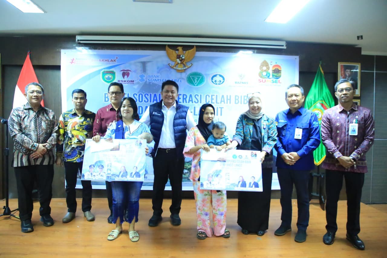 Gubernur Herman Deru Dorong Aksi Nyata Pelayanan Kesehatan bagi Penderita Celah Bibir di Sumsel